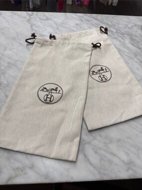 Hermes Two Shoe Sleeper/Storage Bags